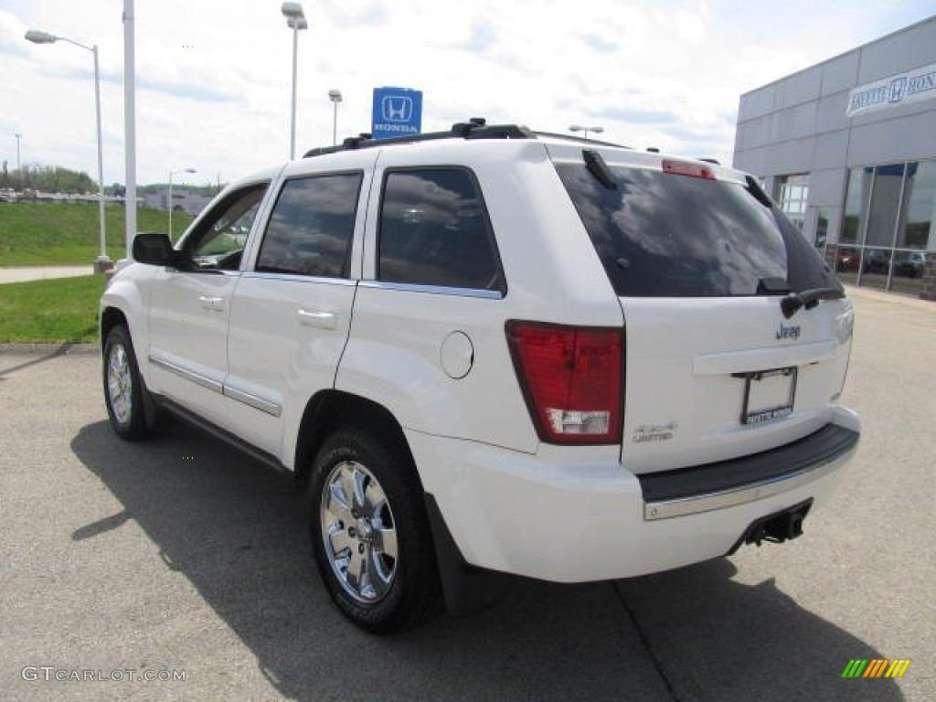 2008 Grand Cherokee Limited 4x4 - Stone White / Dark Khaki/Light Graystone photo #16