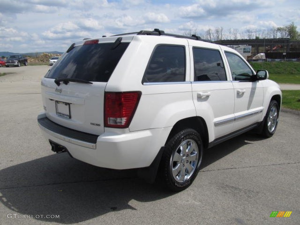 2008 Grand Cherokee Limited 4x4 - Stone White / Dark Khaki/Light Graystone photo #17