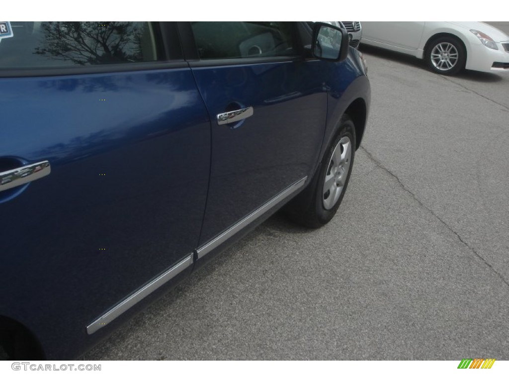 2011 Rogue S AWD - Indigo Blue Metallic / Black photo #7