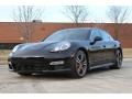 Black 2012 Porsche Panamera Turbo S Exterior