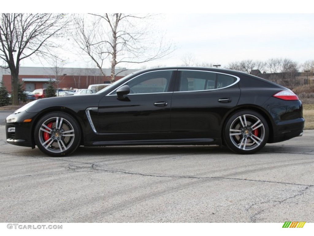 Black 2012 Porsche Panamera Turbo S Exterior Photo #64603506