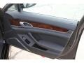 Black 2012 Porsche Panamera Turbo S Door Panel