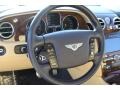 2007 Bentley Continental GT Saddle Interior Steering Wheel Photo