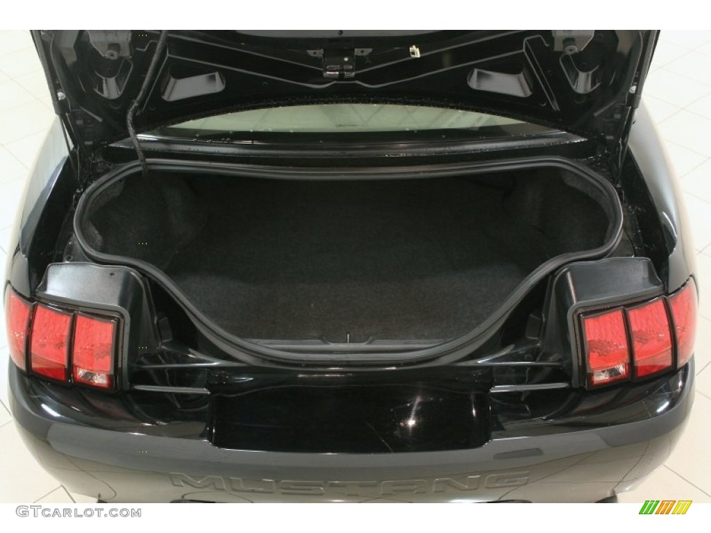 2000 Mustang V6 Coupe - Black / Medium Parchment photo #27
