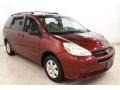 2004 Salsa Red Pearl Toyota Sienna LE  photo #1
