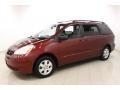 2004 Salsa Red Pearl Toyota Sienna LE  photo #3
