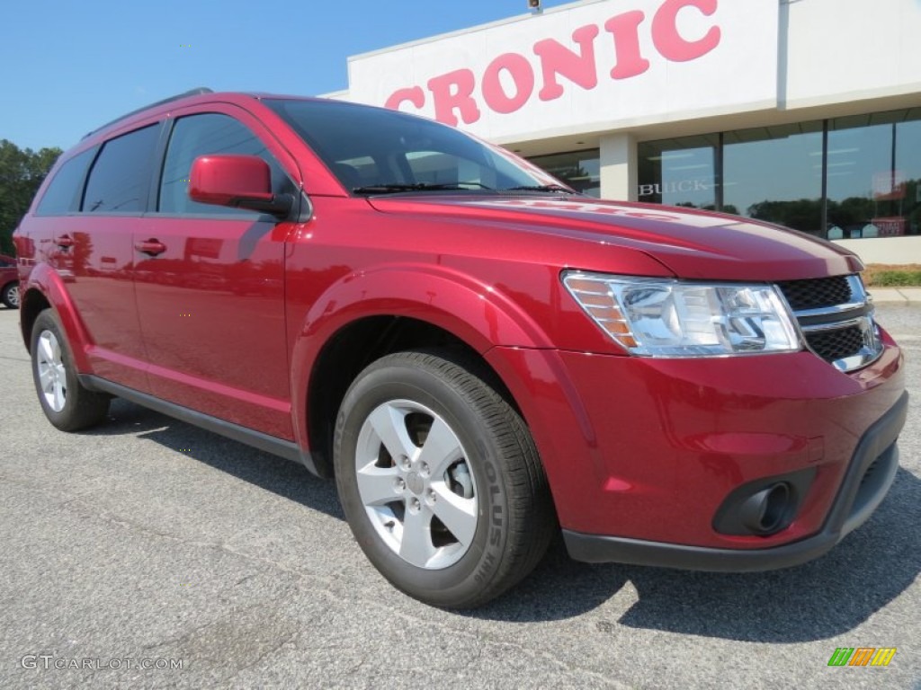 Deep Cherry Red Crystal Pearl Dodge Journey