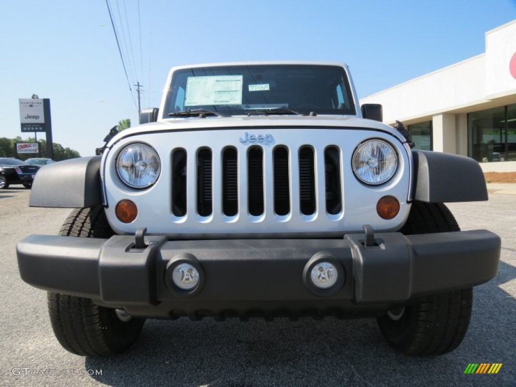 2012 Wrangler Sport S 4x4 - Bright Silver Metallic / Black photo #2
