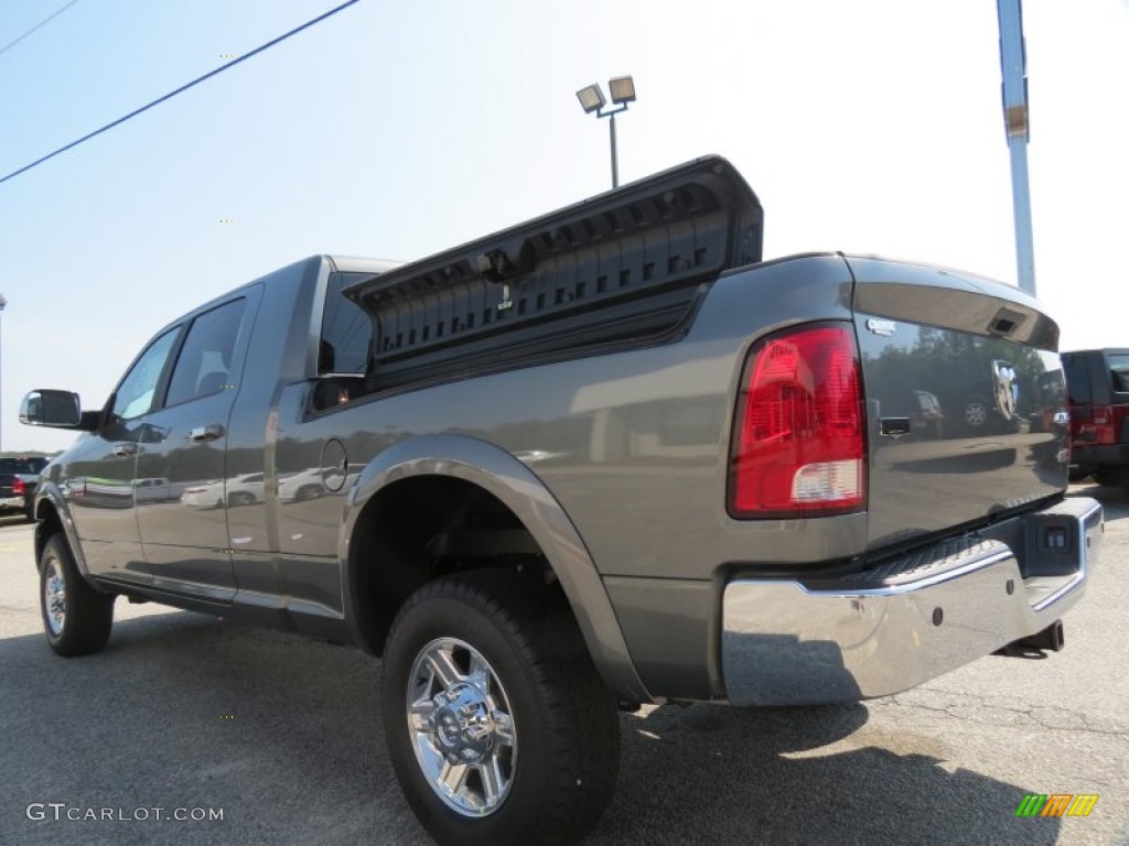 2012 Ram 2500 HD Laramie Mega Cab 4x4 - Mineral Gray Metallic / Dark Slate photo #5