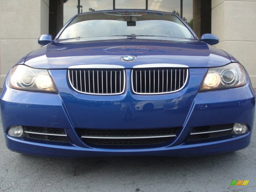 2007 3 Series 335i Sedan - Montego Blue Metallic / Terra/Black Dakota Leather photo #6