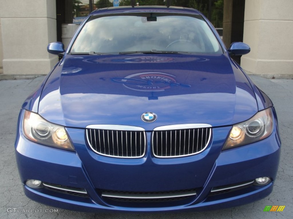 2007 3 Series 335i Sedan - Montego Blue Metallic / Terra/Black Dakota Leather photo #7