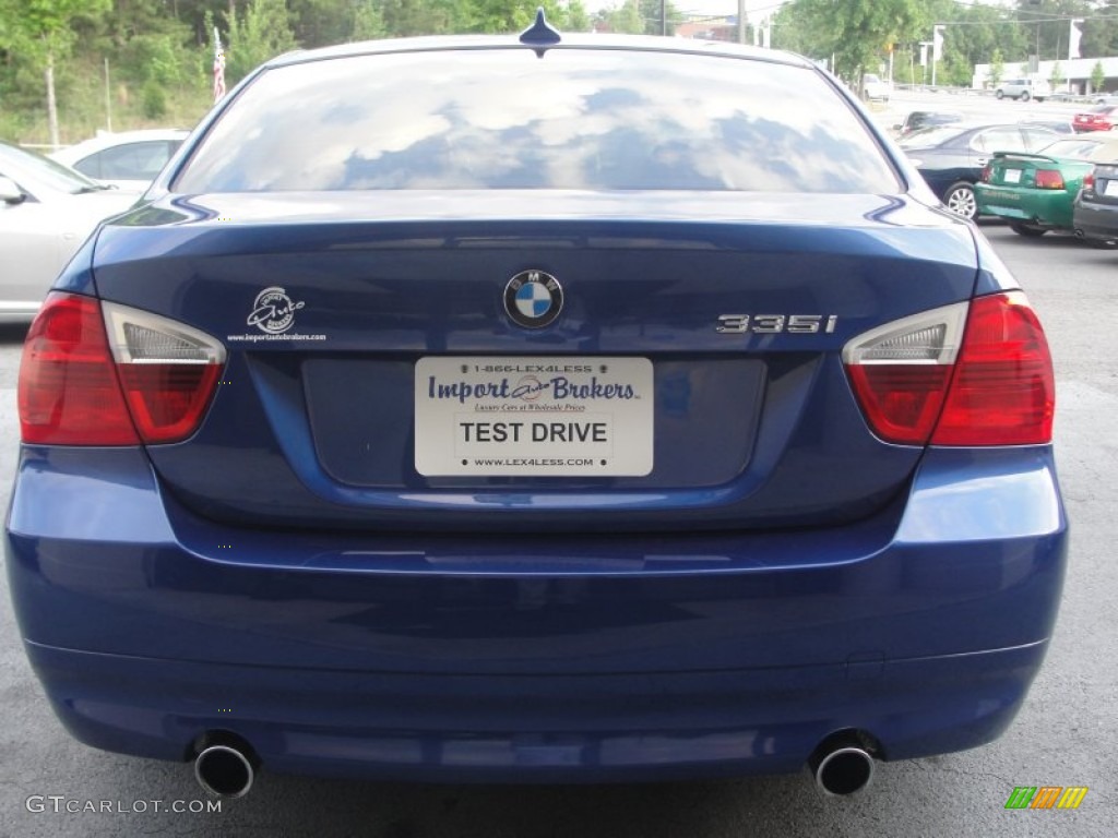 2007 3 Series 335i Sedan - Montego Blue Metallic / Terra/Black Dakota Leather photo #10