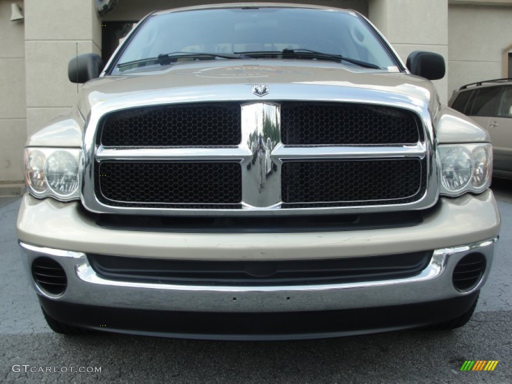 2004 Ram 1500 SLT Quad Cab - Light Almond Pearl / Dark Slate Gray photo #4