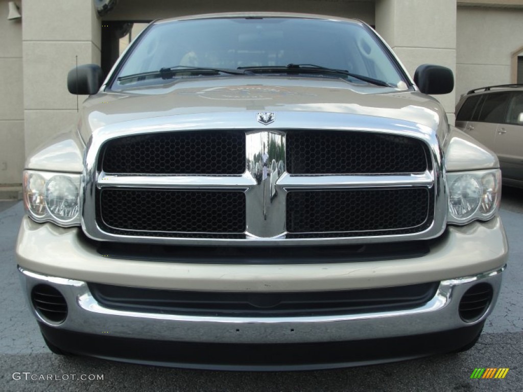 2004 Ram 1500 SLT Quad Cab - Light Almond Pearl / Dark Slate Gray photo #5
