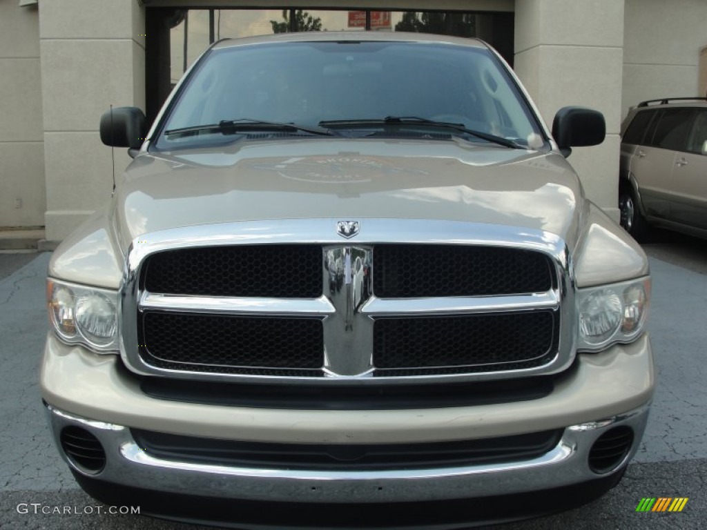 2004 Ram 1500 SLT Quad Cab - Light Almond Pearl / Dark Slate Gray photo #6