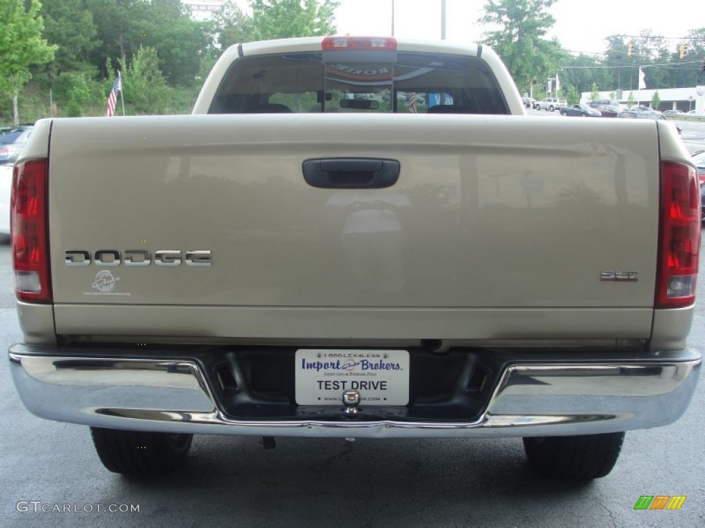 2004 Ram 1500 SLT Quad Cab - Light Almond Pearl / Dark Slate Gray photo #9