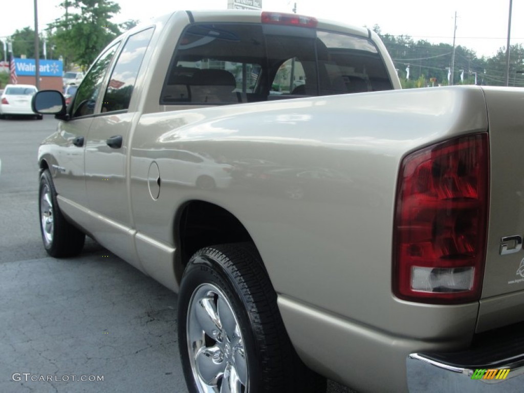 2004 Ram 1500 SLT Quad Cab - Light Almond Pearl / Dark Slate Gray photo #10