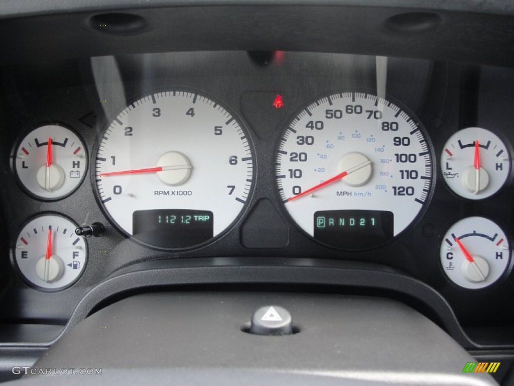 2004 Dodge Ram 1500 SLT Quad Cab Gauges Photo #64606189