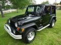 1998 Black Jeep Wrangler Sport 4x4  photo #2