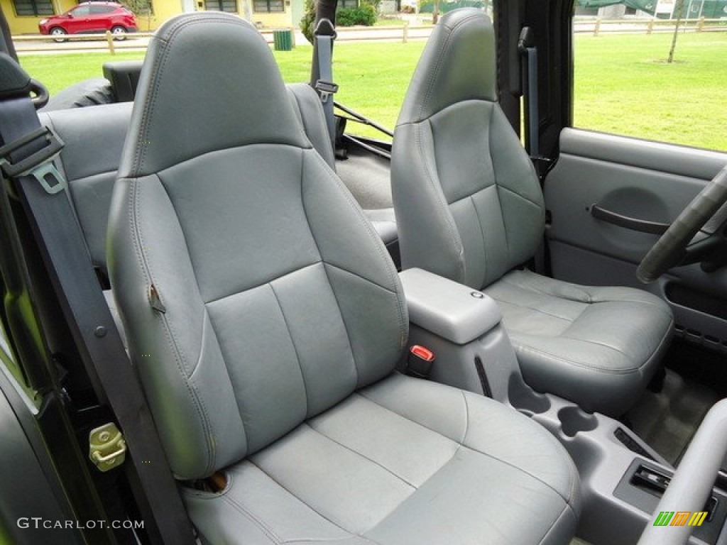 Gray Interior 1998 Jeep Wrangler Sport 4x4 Photo #64606302