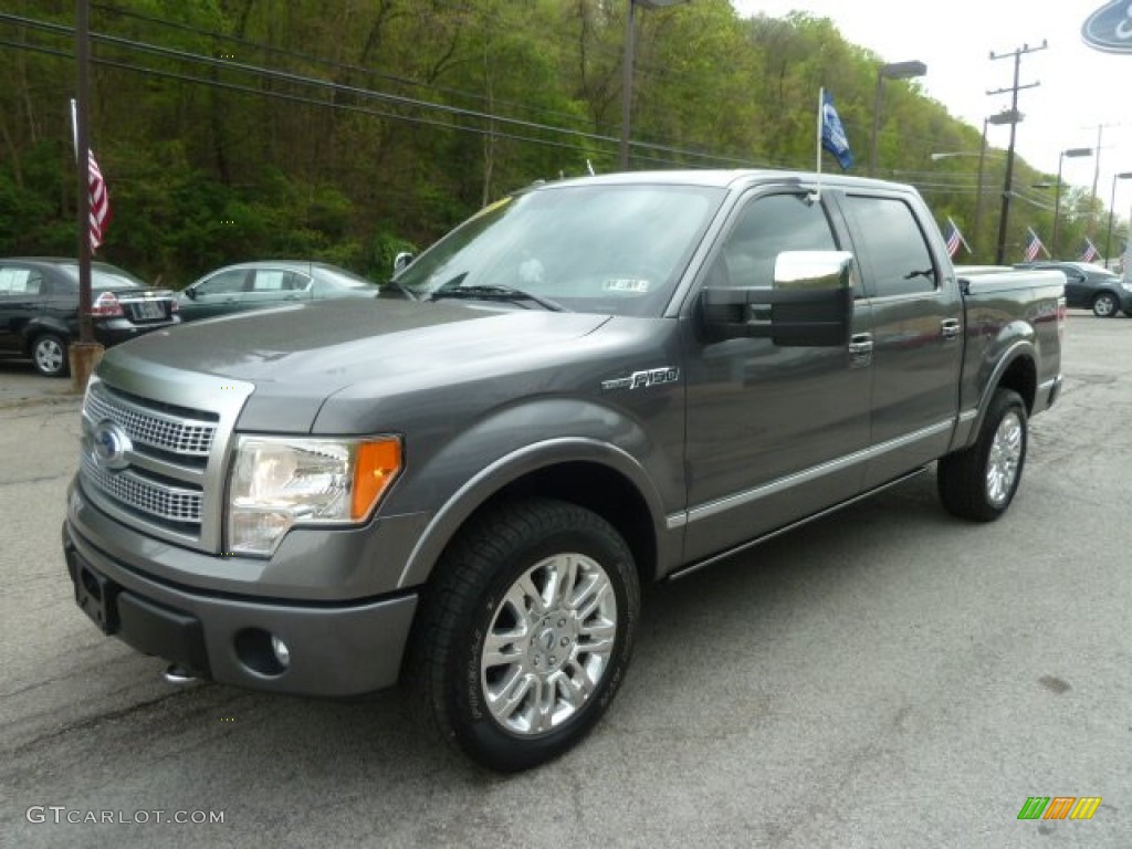 2011 F150 Limited SuperCrew 4x4 - Sterling Grey Metallic / Steel Gray/Black photo #6