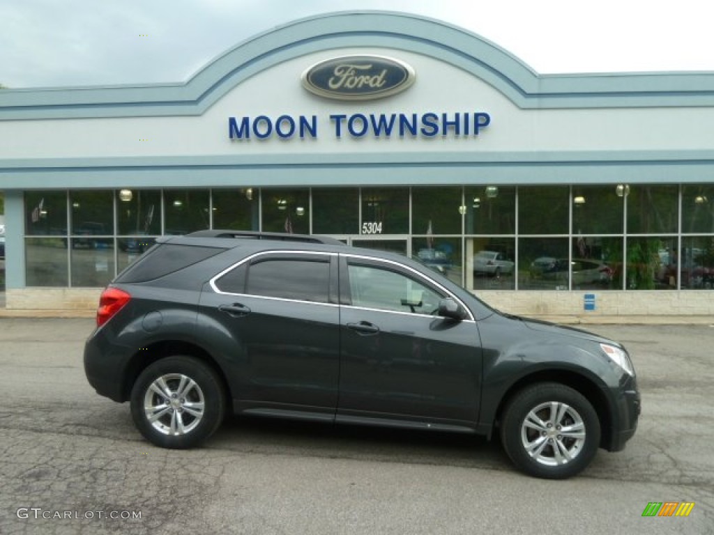 2010 Equinox LT AWD - Cyber Gray Metallic / Jet Black photo #1