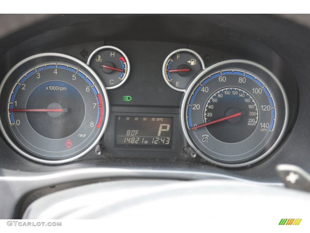 2010 Suzuki SX4 Crossover Touring AWD Gauges Photo #64607283