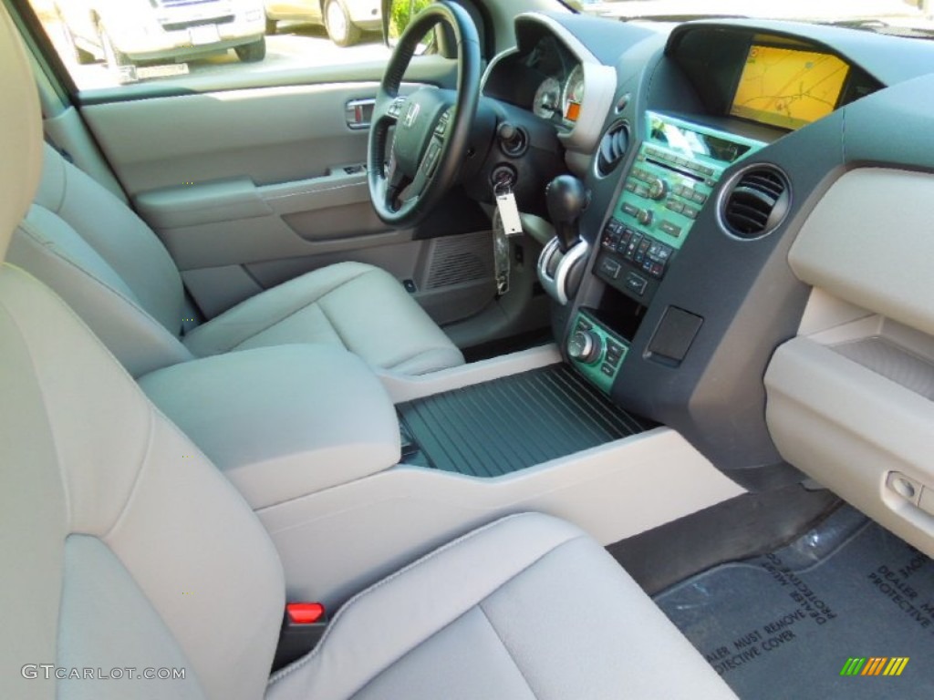 Gray Interior 2011 Honda Pilot EX-L 4WD Photo #64609092