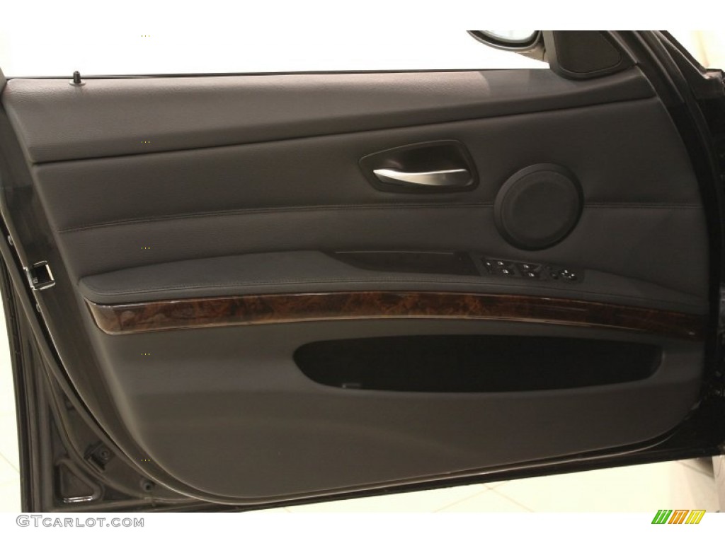 2009 3 Series 328xi Sport Wagon - Black Sapphire Metallic / Black Dakota Leather photo #5