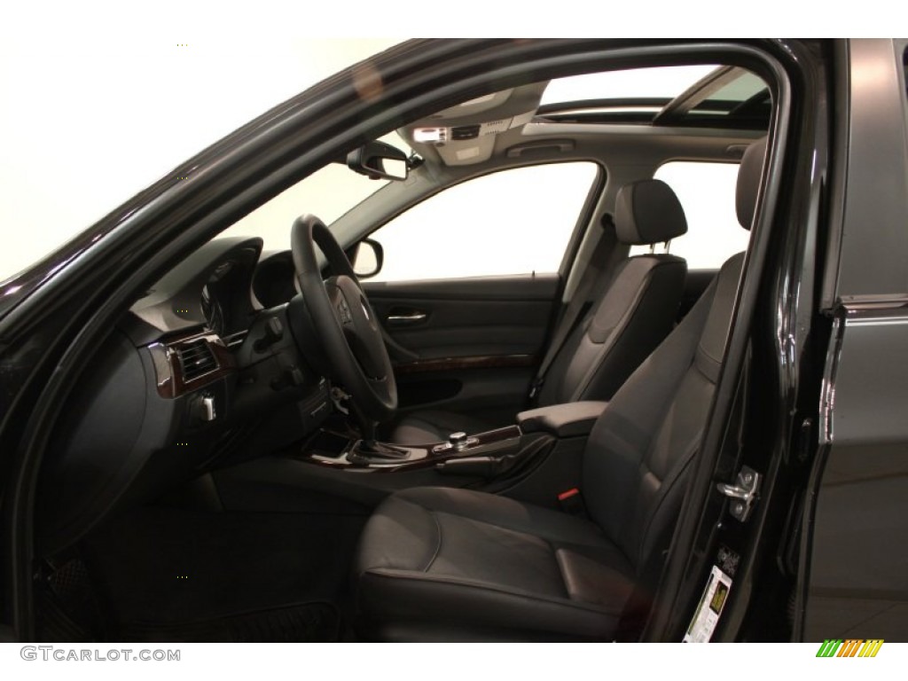 2009 3 Series 328xi Sport Wagon - Black Sapphire Metallic / Black Dakota Leather photo #8