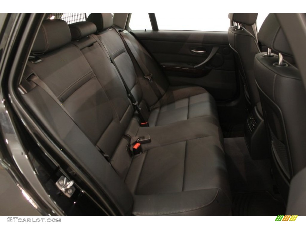 2009 3 Series 328xi Sport Wagon - Black Sapphire Metallic / Black Dakota Leather photo #26