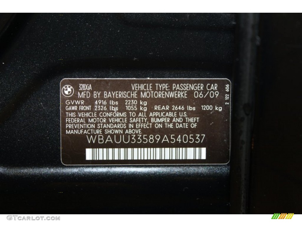2009 3 Series 328xi Sport Wagon - Black Sapphire Metallic / Black Dakota Leather photo #33