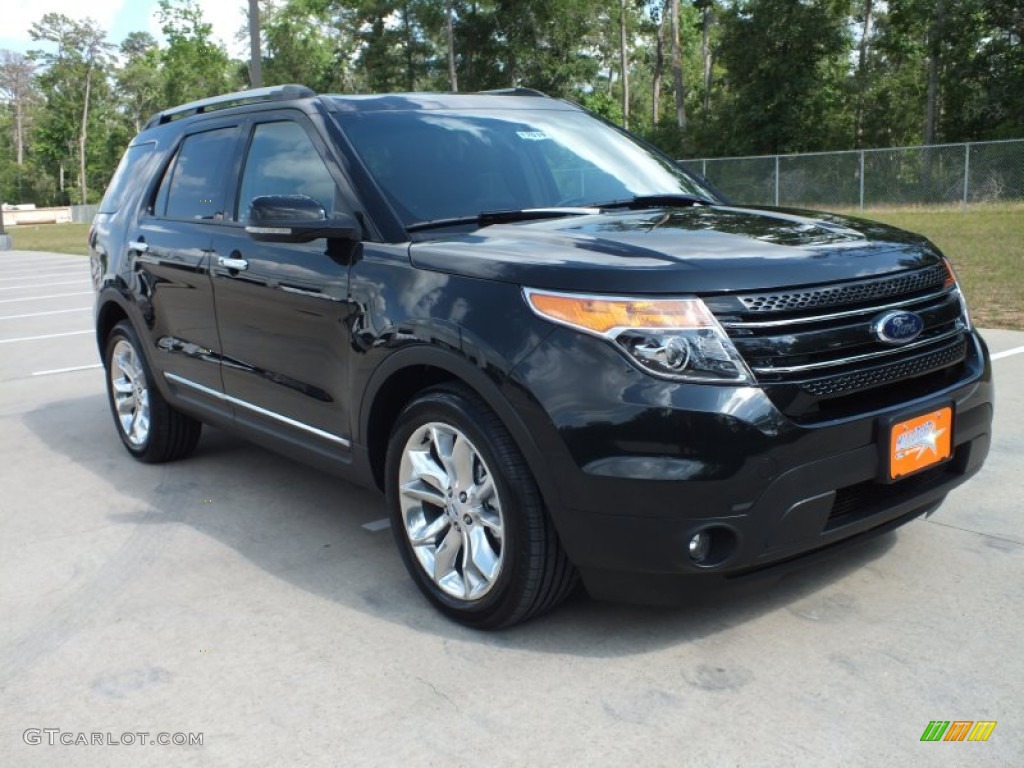 2013 Explorer Limited - Tuxedo Black Metallic / Charcoal Black photo #1