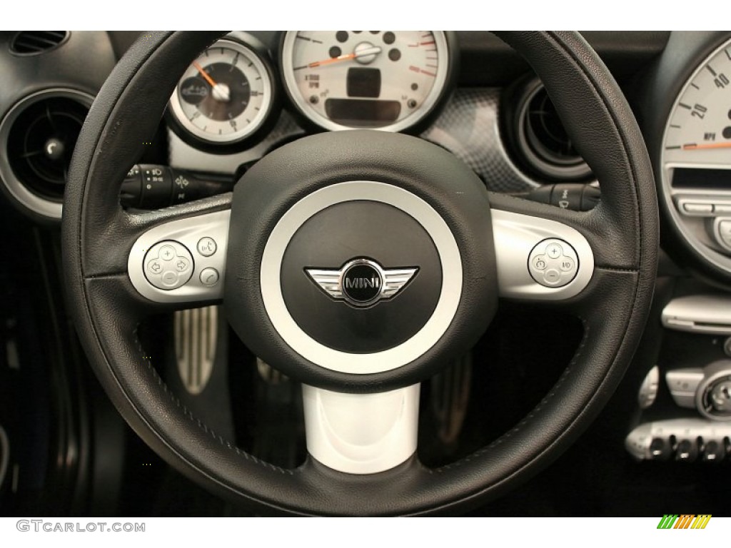 2009 Cooper S Convertible - Horizon Blue / Black/Grey photo #10