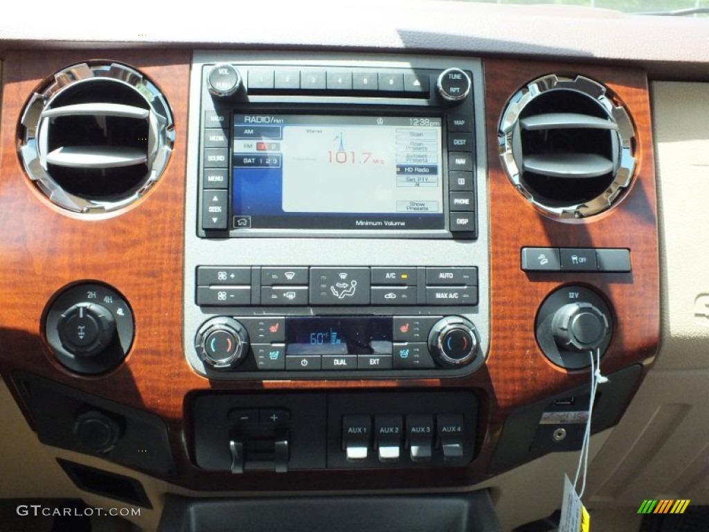 2012 F250 Super Duty King Ranch Crew Cab 4x4 - Autumn Red Metallic / Chaparral Leather photo #16