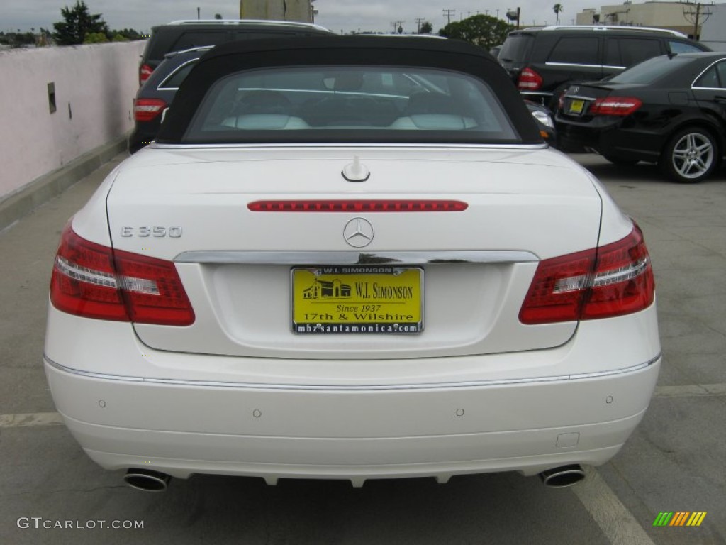 2012 E 350 Cabriolet - Diamond White Metallic / Natural Beige/Black photo #5