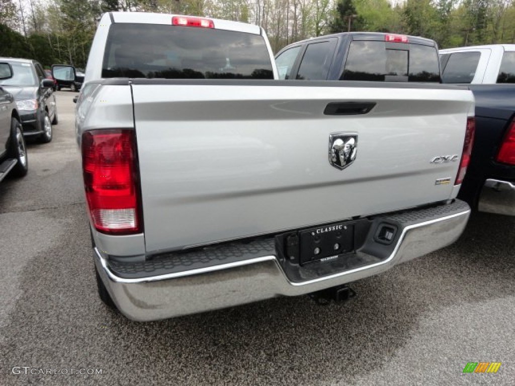 2012 Ram 1500 ST Quad Cab 4x4 - Bright Silver Metallic / Dark Slate Gray/Medium Graystone photo #3