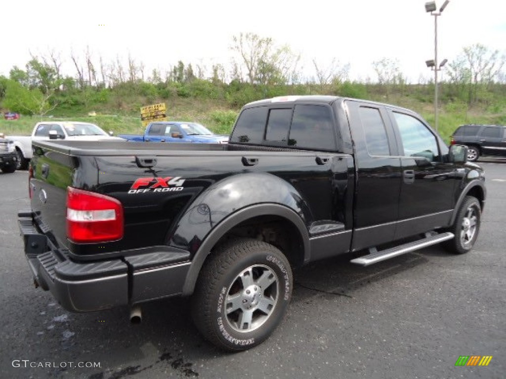 Black 2005 Ford F150 FX4 SuperCab 4x4 Exterior Photo #64615765