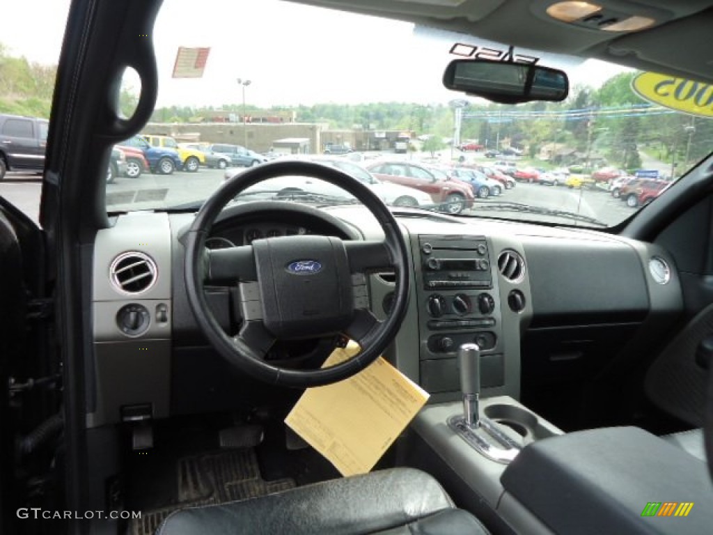 2005 F150 FX4 SuperCab 4x4 - Black / Black photo #10