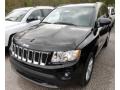 2012 Black Jeep Compass Latitude 4x4  photo #1