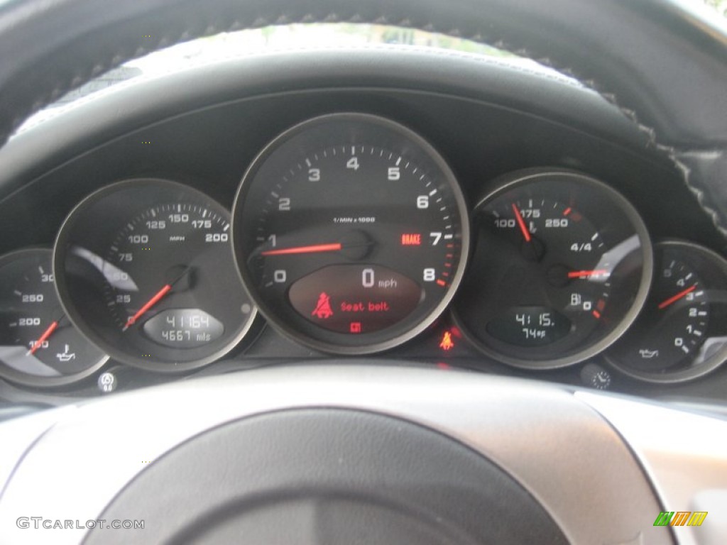 2006 Porsche 911 Carrera 4 Cabriolet Gauges Photo #64616788