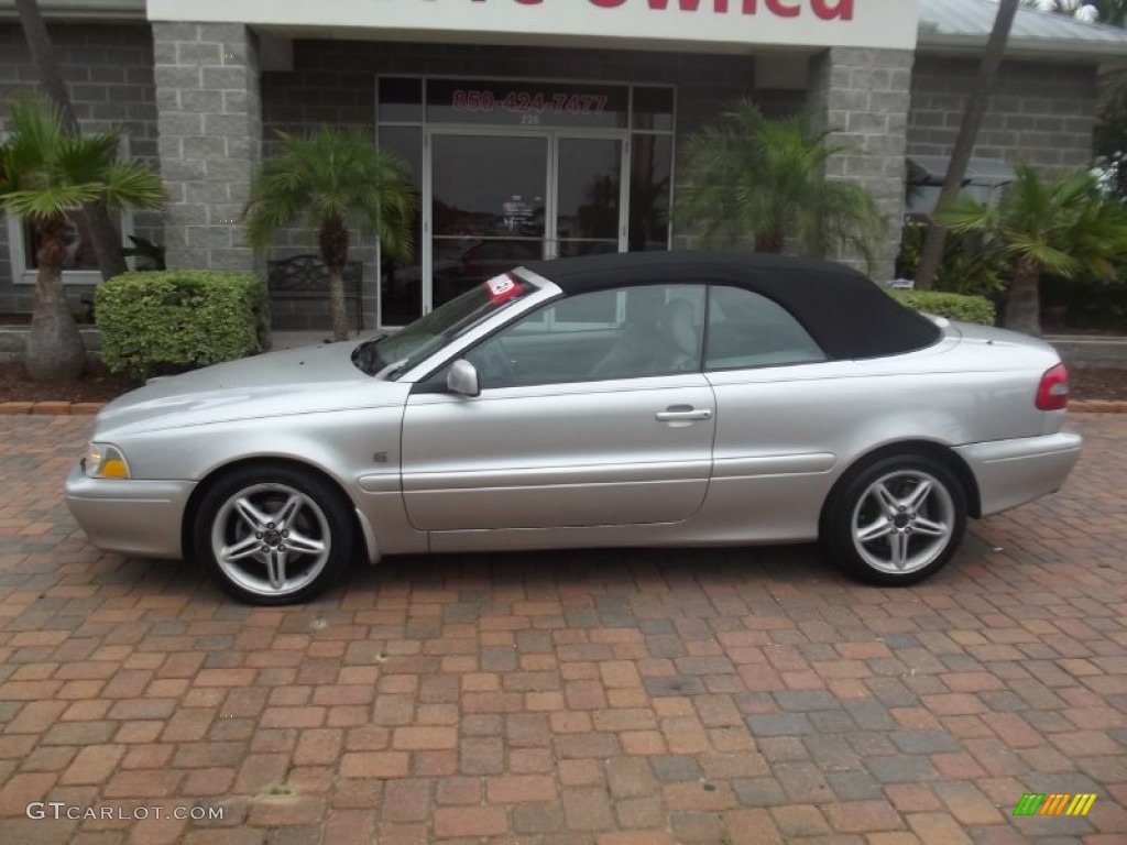 2001 C70 LT Convertible - Mystic Silver Metallic / Gray photo #2