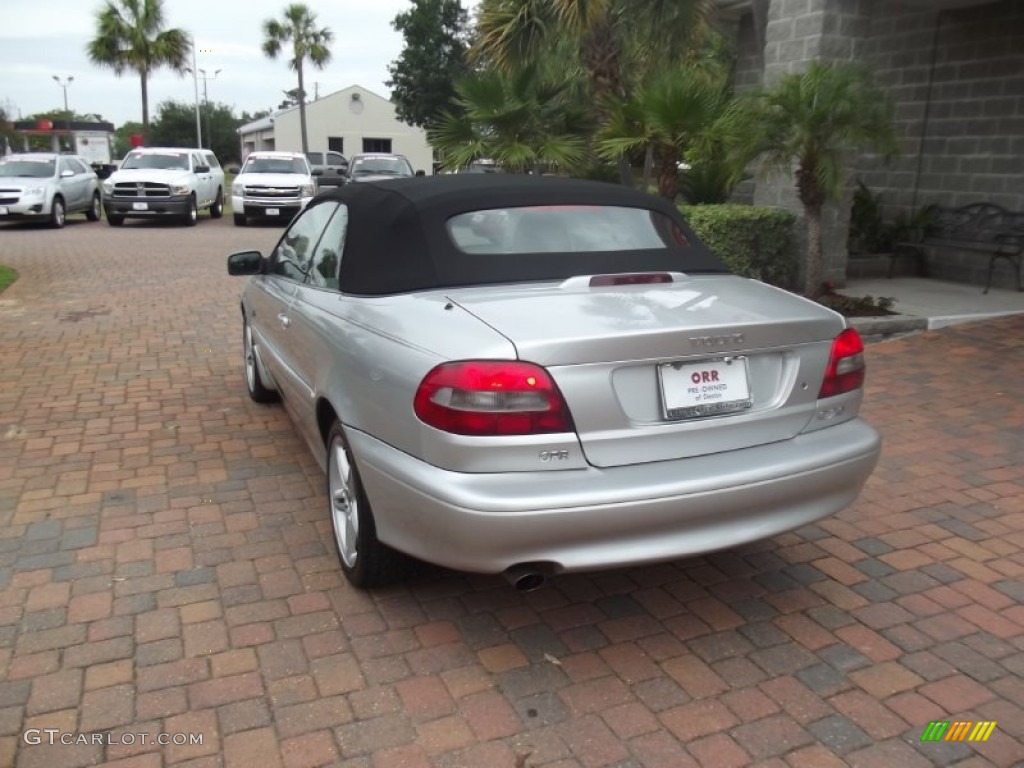2001 C70 LT Convertible - Mystic Silver Metallic / Gray photo #3