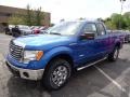 2012 Blue Flame Metallic Ford F150 XLT SuperCab 4x4  photo #5