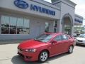 Rally Red Pearl 2009 Mitsubishi Lancer ES Sport