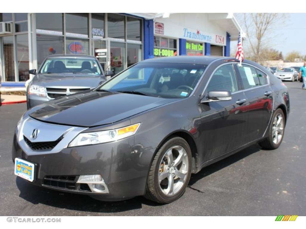 2009 TL 3.7 SH-AWD - Polished Metal Metallic / Ebony photo #1