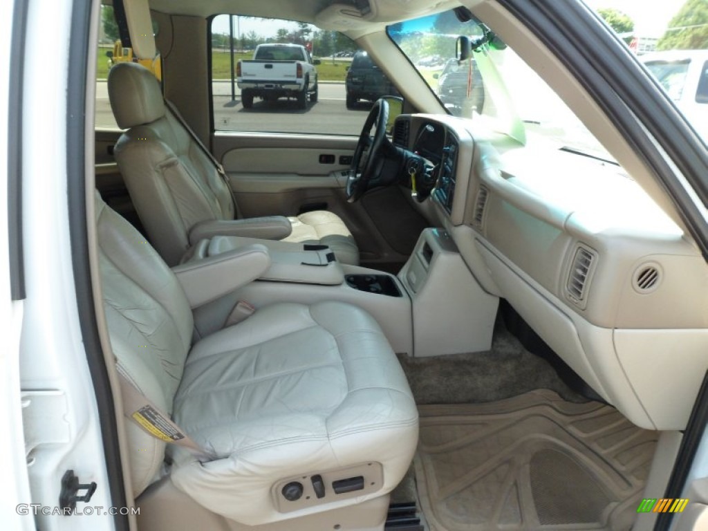 2001 Suburban 1500 LT 4x4 - Summit White / Tan photo #20