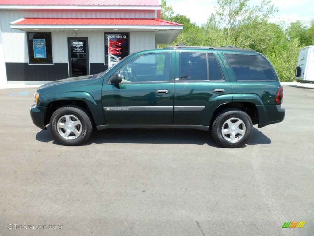 2004 Dark Green Metallic Chevrolet TrailBlazer LS 4x4 #64612192