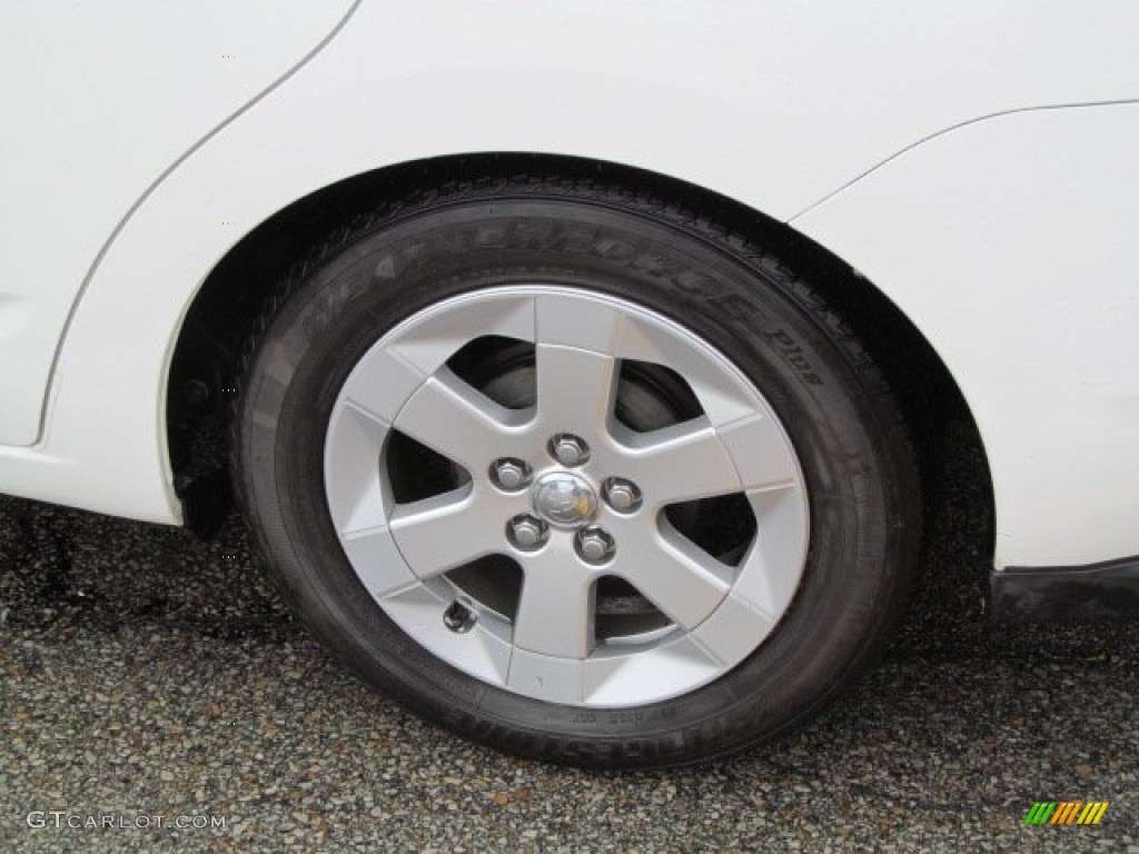 2005 Prius Hybrid - Super White / Gray/Burgundy photo #4