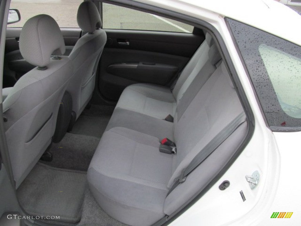 2005 Prius Hybrid - Super White / Gray/Burgundy photo #17